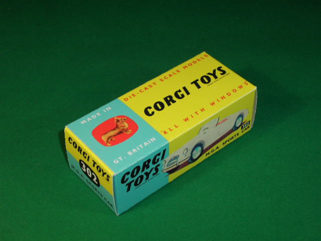 Corgi Toys #302 M.G.A. Sports Car.