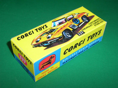 Corgi Toys #337 Customised Chevrolet Corvette Stingray.