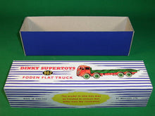 Load image into Gallery viewer, Dinky Toys #902 Foden Flat Truck 2nd cab - stripes.
