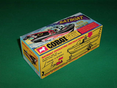 Corgi Toys #107 Batboat & Trailer model (first issue).