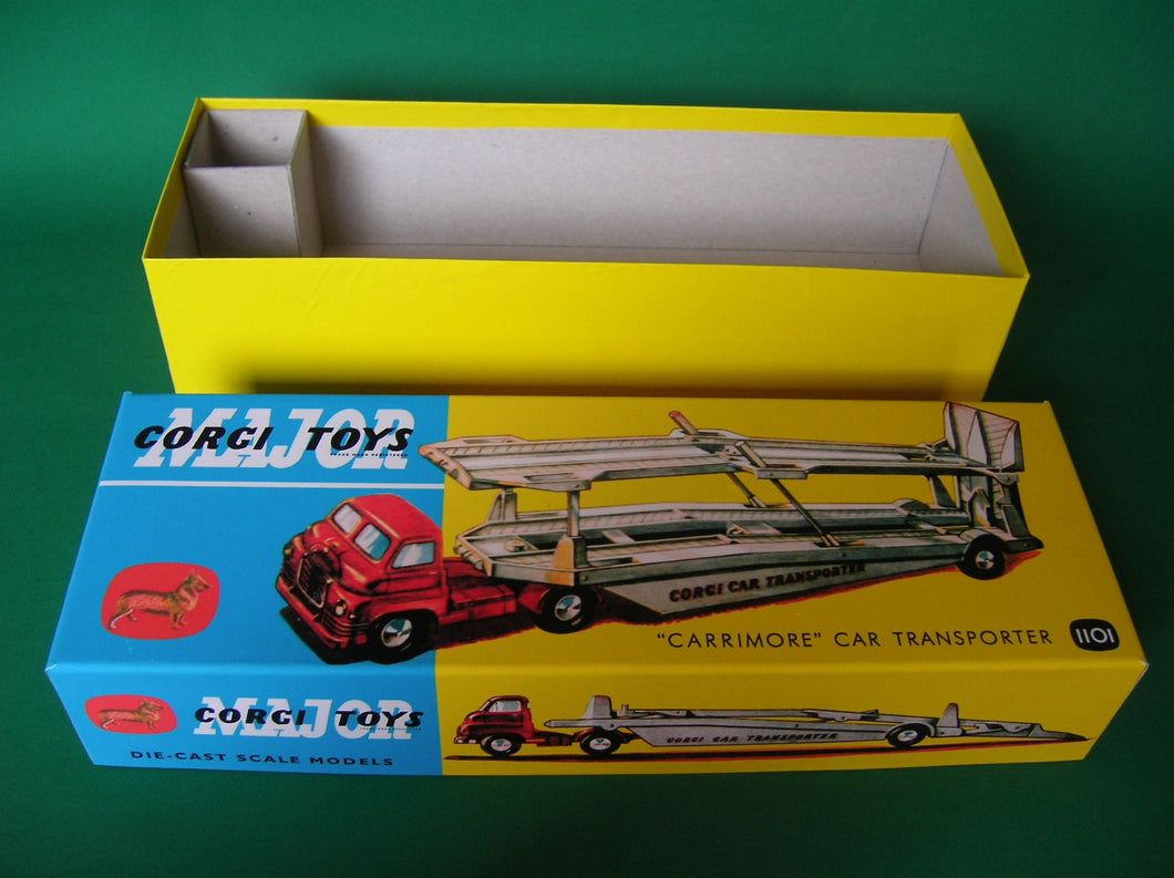 Corgi Toys. #1101 Carrimore Car Transporter with early Bedford Cab.