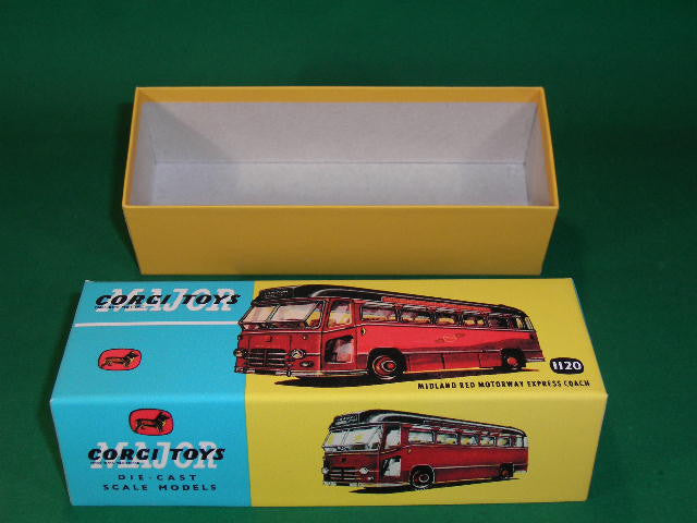 Corgi Toys. #1120 Midland Red Motorway Express Coach.
