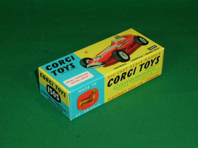 Corgi Toys #150S Vanwall Formula 1 Grand Prix (with suspension).