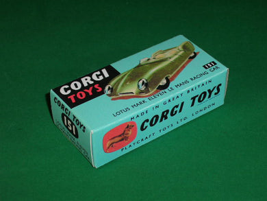 Corgi Toys #151 Lotus Mark XI Le Mans Racing Car.