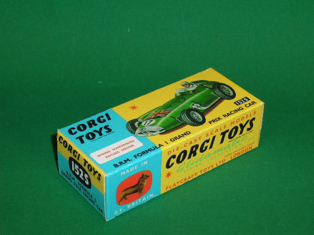 Corgi Toys #152S B.R.M. Formula 1 Grand Prix Racing Car (with suspension).