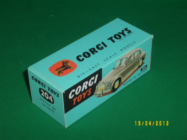 Corgi Toys #204 Rover 90 Saloon.