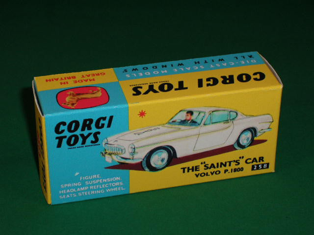 Corgi Toys #258 'The Saint's' Car Volvo P.1800 (1st type).