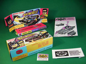 Corgi Toys #267 Batmobile (1st type - red wheels).