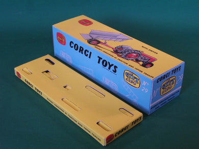 Corgi Toys. Gift Set. #29A  Massey Ferguson 65 Tractor & Trailer.