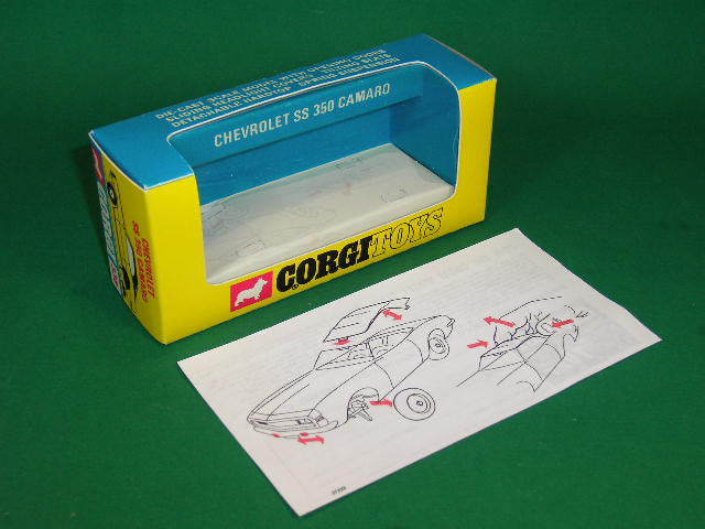 Corgi Toys #338 Chevrolet SS 350 Camaro - 'Golden Jacks'.