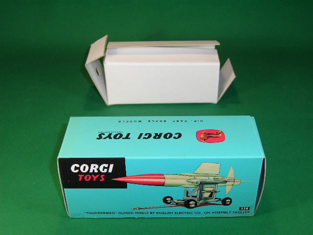 Corgi Toys #350 Thunderbird Guided Missile (on trailer).