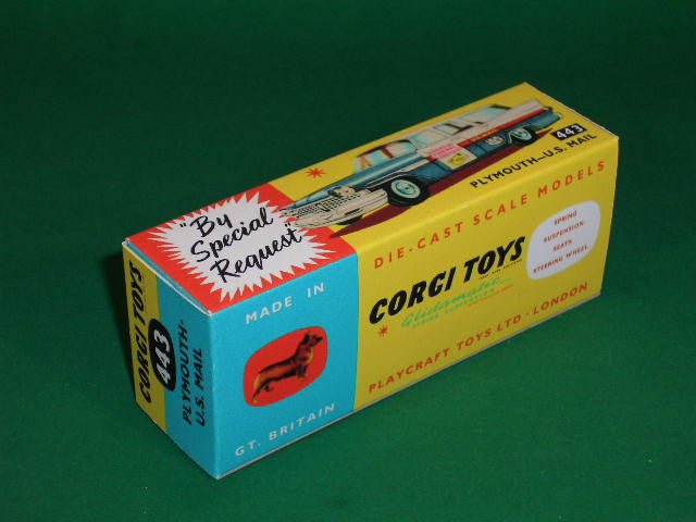 Corgi Toys #443 Plymouth - U.S. Mail.