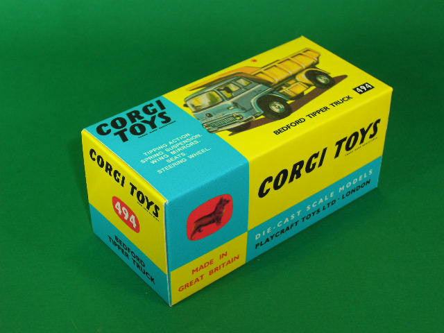 Corgi Toys #494 Bedford Tipper Truck.