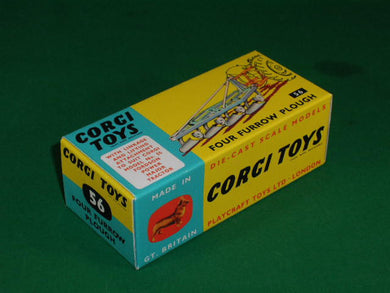 Corgi Toys # 56 Four Furrow Plough.