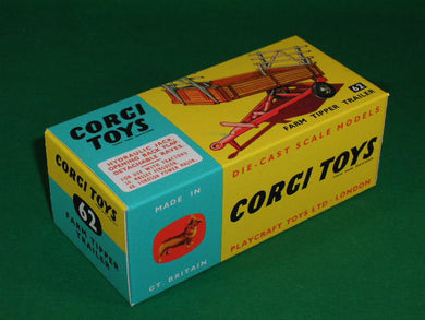 Corgi Toys # 62 Farm Tipper Trailer.
