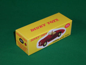 Dinky Toys #101 Sunbeam Alpine Sports (touring finish).