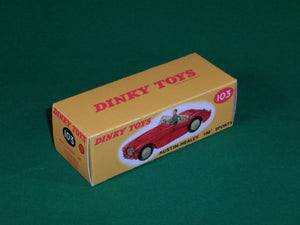 Dinky Toys #103 Austin Healey 100 (touring finish).