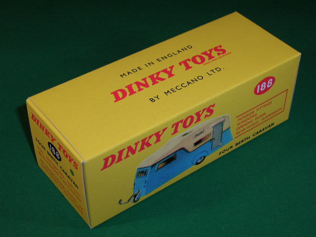 Dinky Toys #188 4 - Berth Caravan.