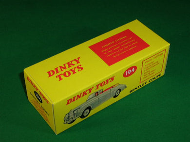 Dinky Toys #194 Bentley Coupe (S Series).