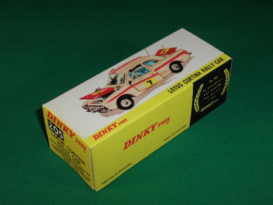 Dinky Toys #205 Lotus Cortina Rally Car.