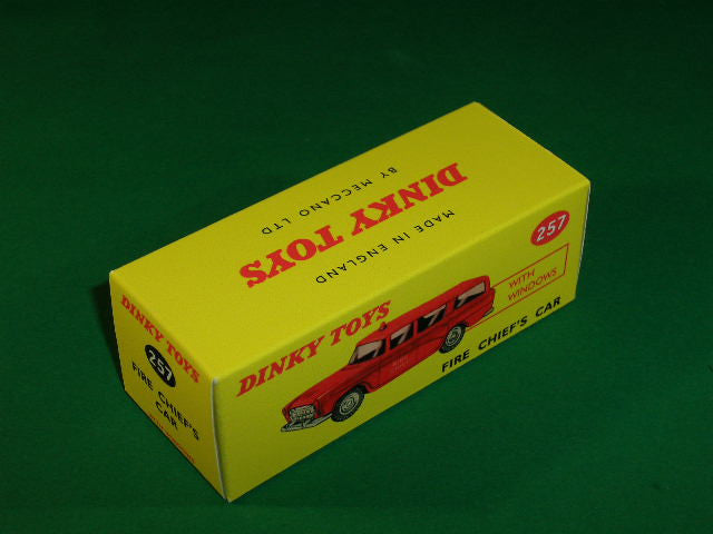 Dinky Toys #257 Fire Chief's Car (Canadian - Nash Rambler).