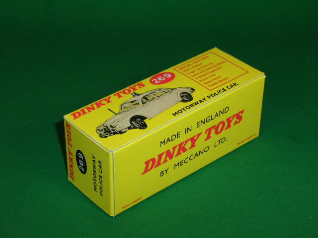 Dinky Toys #269 Motorway Police Car (Jaguar).