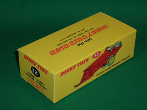 Dinky Toys #321 (# 27c) Massey Harris Manure Spreader.