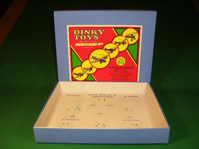 Coffret Dinky Toys N°60 – 5 Aéroplanes + Autogiro – Version 1934/35