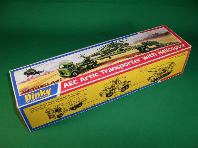 Dinky Toys #618 A.E.C. Transporter with Helicopter.