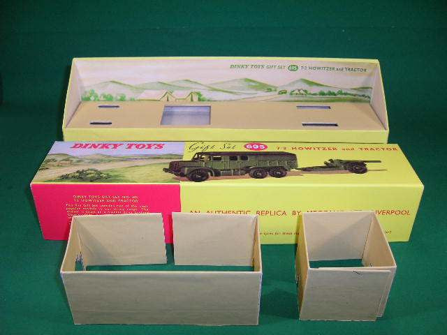 Dinky Toys #695 7.2 Howitzer and Tractor Set for the #693 7.2 Howitzer and #689 Medium Artillery Tractor models.