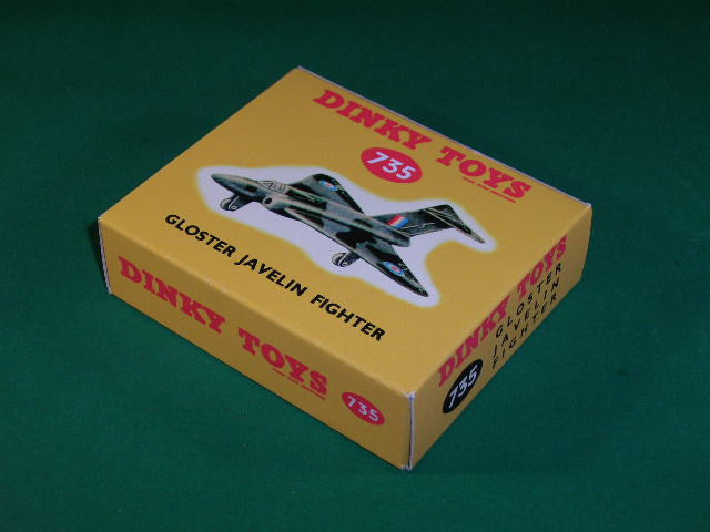 Dinky Toys #735 Gloster Javelin Fighter.