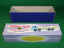 Load image into Gallery viewer, Dinky Toys #903 Foden Flat Truck with Tailboard 2nd cab -stripes.