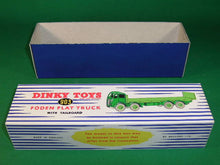 Load image into Gallery viewer, Dinky Toys #903 Foden Flat Truck with Tailboard 2nd cab -stripes.