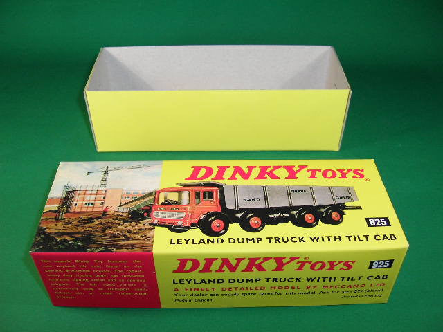 ミニカー DINKY No.925 LEYLAND DUMP TRUCK WITH CAB Dinky 925, Leyland Dump Truck - Free Price Guide & Review