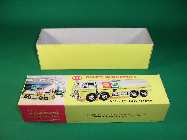 Dinky Toys #944 Shell-B.P. Fuel Tanker - lid & base type box.