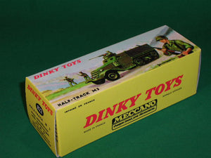 French Dinky Toys #822 Half-Track M 3 - avec Mitrailleuse.