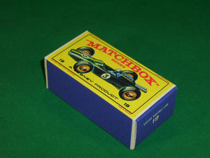 Matchbox 1-75 Regular Wheels #19d Lotus Racing Car.