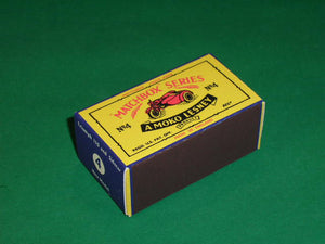 Matchbox 1-75 Regular Wheels # 4c Triumph 110 Motorcycle and Sidecar.