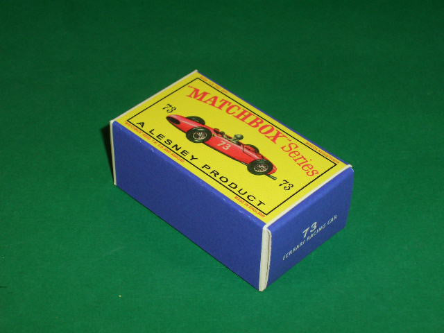 Matchbox 1-75 Regular Wheels #73b Ferrari Racing Car.